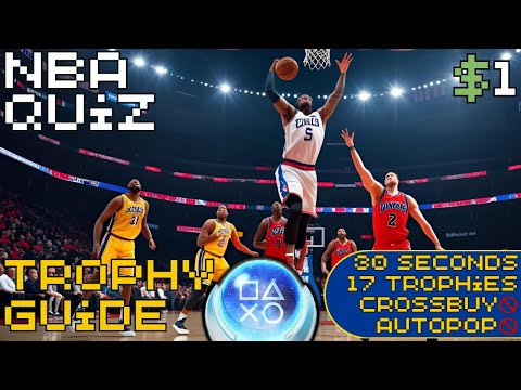 EASY 30 Second $1 Platinum! | NBA Quiz Trophy Guide