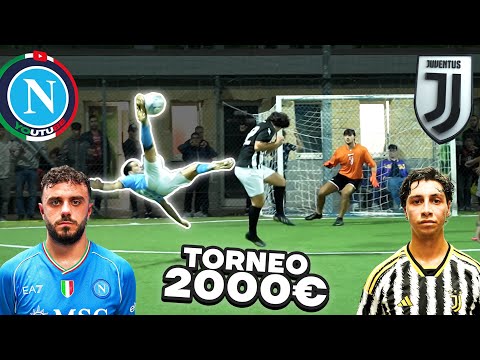 🔥NAPOLI vs JUVENTUS! ⚽Torneo 5vs5 da 2000€ - SUPER CHAMPIONS CUP 🏆