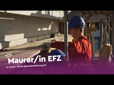 Handwerklich stark: Zukunft als Maurer/in - Stucki Bauunternehmung AG | Lehrstellenvideo | Yousty
