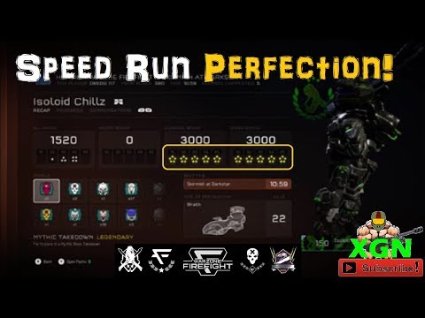 Halo 5 Heroic Firefight, Perfect Speed Run Record on Skirmish at Darkstar map!