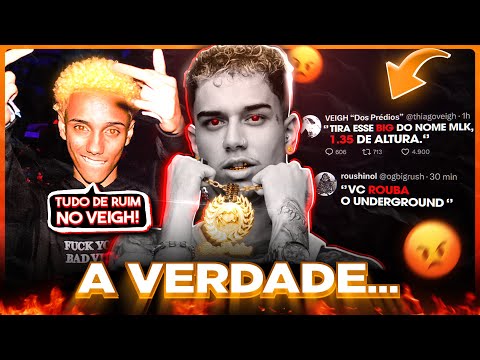 VEIGH vs BIG RUSH: O lado OCULTO da TRETA do MAINSTREAM x UNDERGROUND!