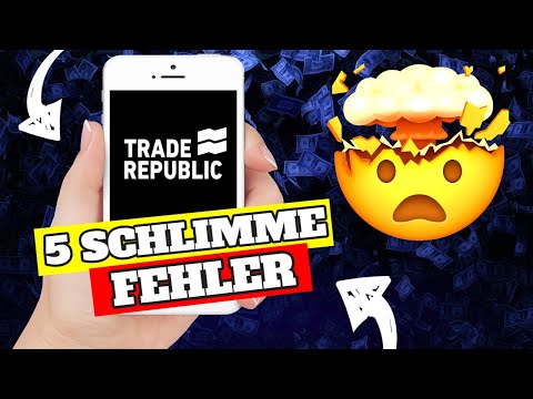 5 SCHLIMME TRADE REPUBLIC FEHLER 🤯💰