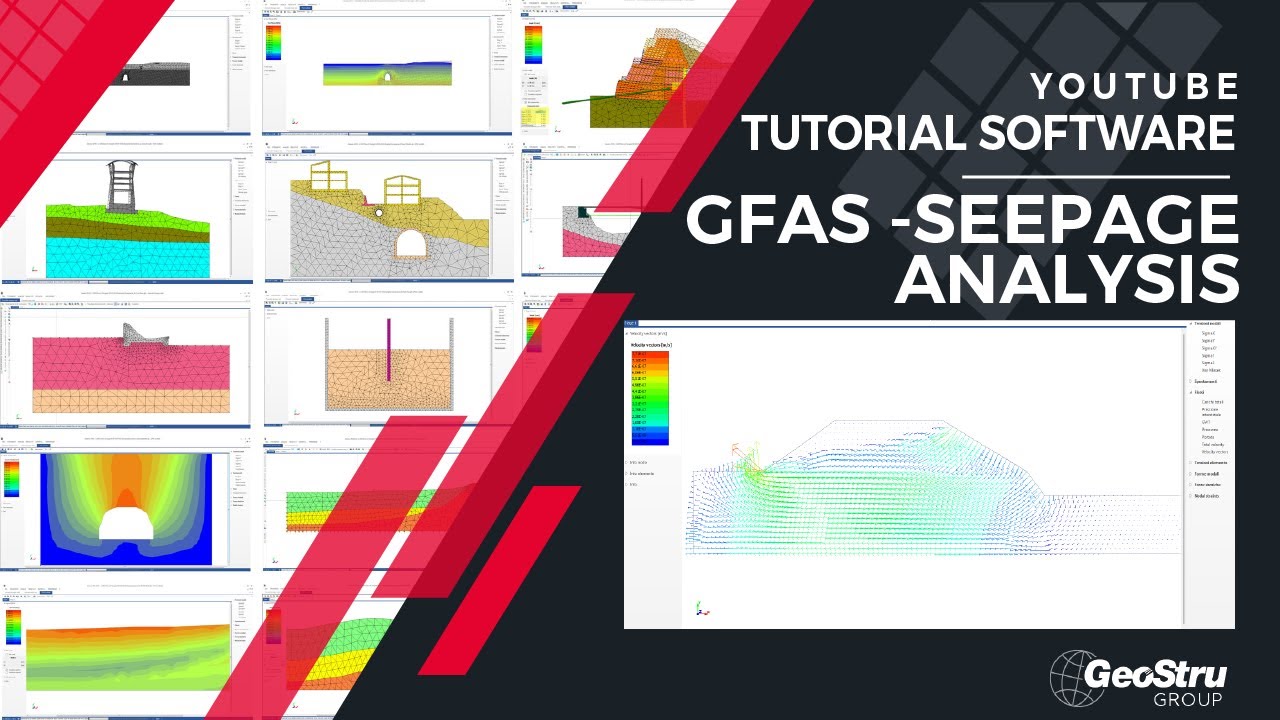 Tutorial Software: GFAS - Seepage analysis