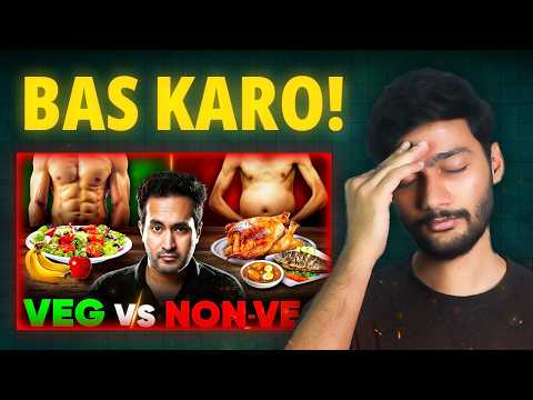 Why Gaurav Thakur is WRONG About Veg vs Non-Veg Diet | Response to @GetSetFly