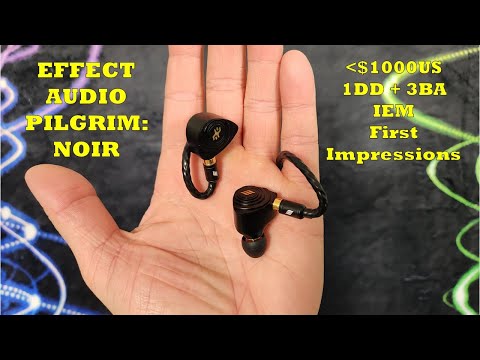Effect Audio Pilgrim: Noir - Under $1000 1DD + 3BA IEM First Impressions