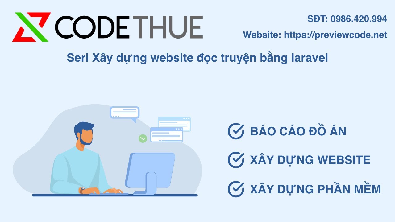 Seri - Xây dựng website đọc truyện bằng laravel - Cài đặt project
