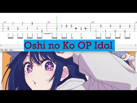 YOASOBI - Idol (Bass TAB Short Ver.) Partition by Muya Rizal