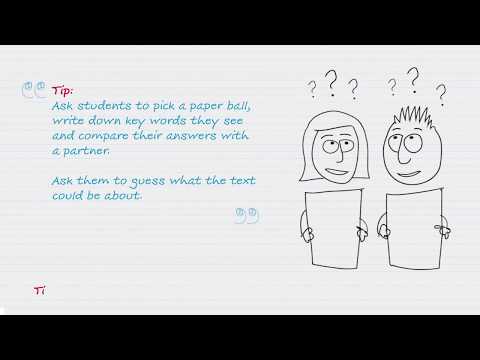 Teaching Tip #1: B1 Preliminary Reading