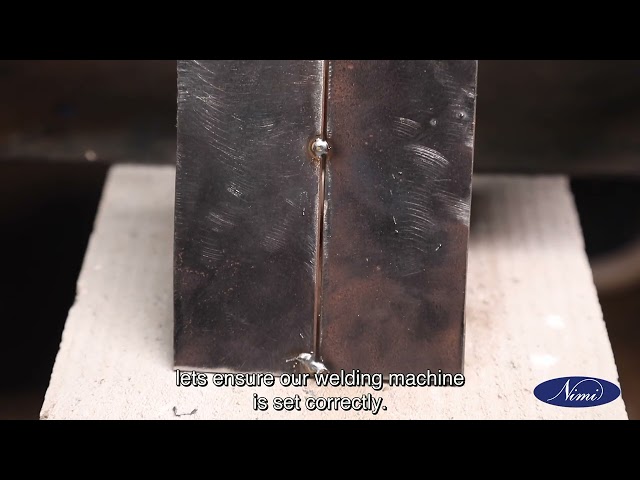 Butt Weld - Square butt joint on M.S Sheet 3mm thick in flat position