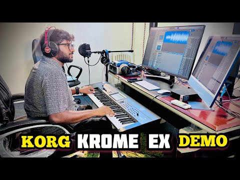 KORG KROME EX 2025 Demo ~ MOSESPAUL KEYS ~ INDIA