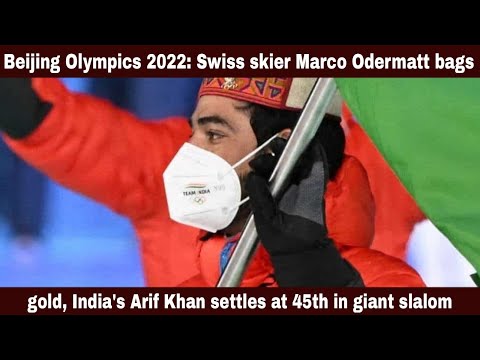 Beijing Olympics 2022: Swiss skier Marco Odermatt bags gold, India's Arif Khan | NTN TIME