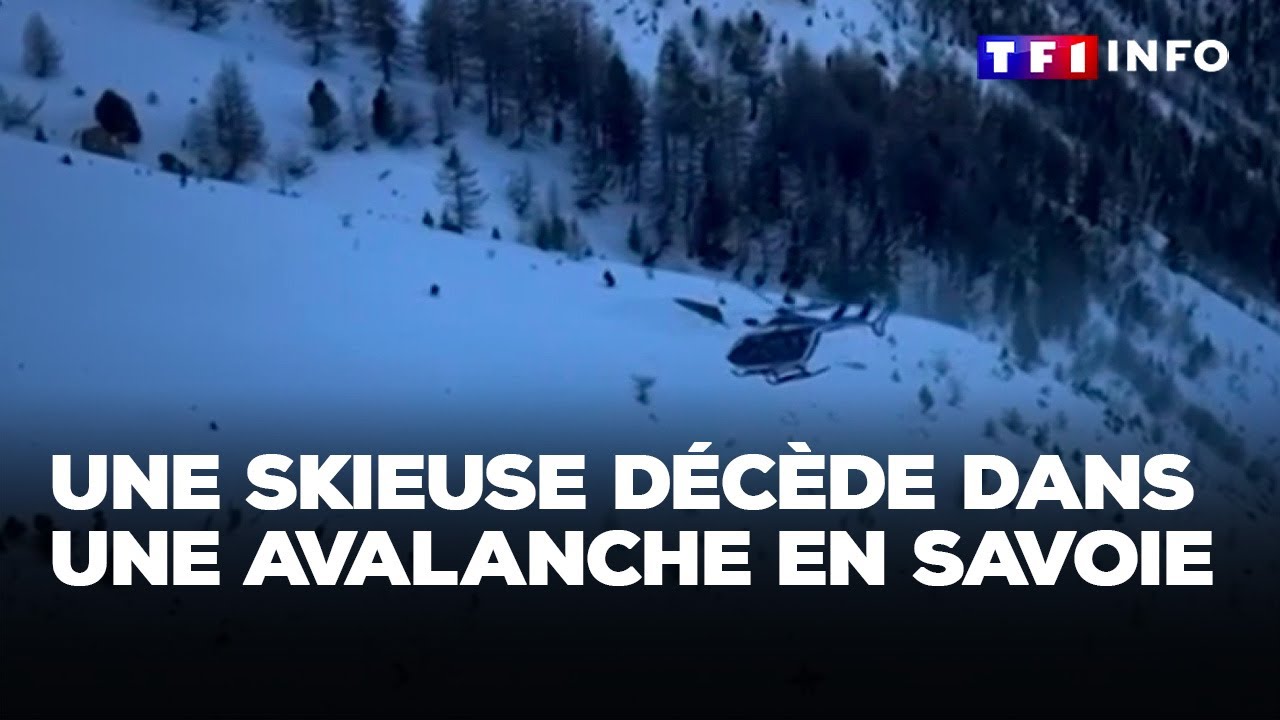 Une skieuse décède dans une avalanche en Savoie｜TF1 INFO