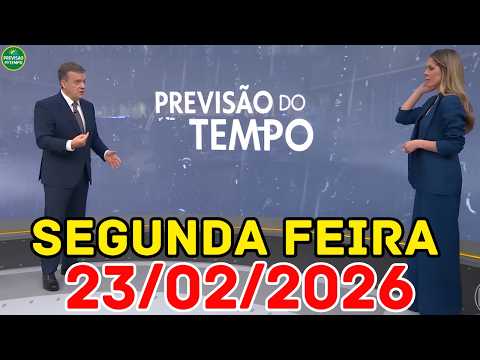 ALERT IN THE SOUTHEAST: Risk of flooding after 200mm of rain | Weather Forecast Jornal Hoje 23/02