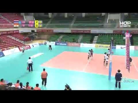 AVC U19 22/07/14 TPE vs KOR, CHA vs SRI, THA vs IND