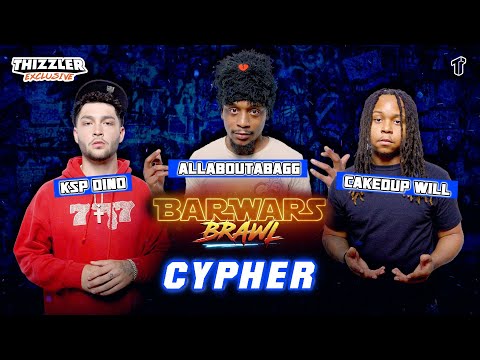 Bar Wars Brawl Cypher || KSP Dino, CakedUp Will, & AllAboutaBagg - Let The Beat Speak