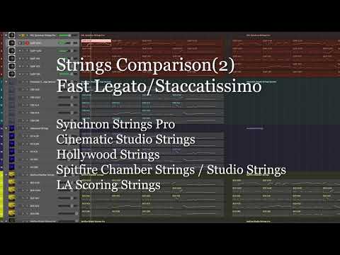 Strings Comparison(2) Fast passage : Synchron Strings Pro VS