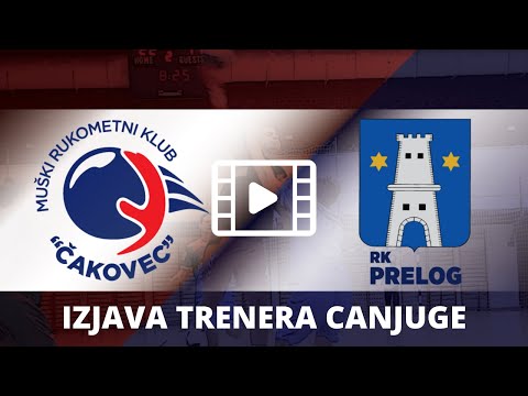 Izjava trenera Vladimira Canjuge - RK Sisak