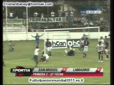 Sam Miguel 3 Lamadrid 0 Primera C 2010 11 Los goles