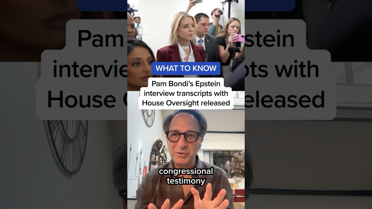 WHAT TO KNOW: Pam Bondi's Epstein interview transcripts with House Oversight released
