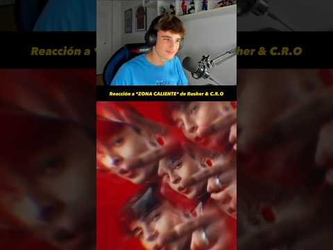 Reacción a "ZONA CALIENTE" de RusherKing & C.R.O ❤️‍🔥 #parati #argentina #musica #viral #like
