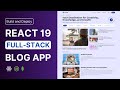 React Node Js Blog App Full Tutorial Infinite Scroll User Roles Filters MERN Stack Blog Website