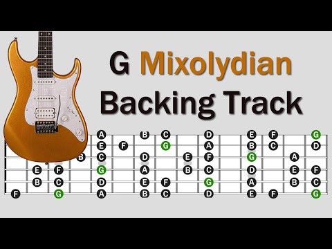 G Mixolydian Backing Track | Rock Pop