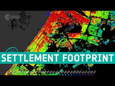 Människans fotspår kartläggs från rymden