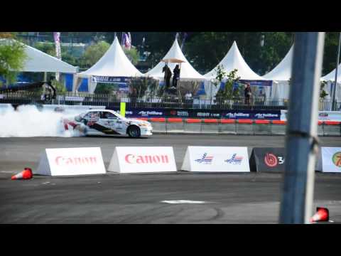 Formula Drift Indonesia 2012 Ken Gushi's 1st Qualifying Run