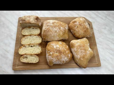 Rezept: 🥖 Ciabatta zubereiten ohne zu kneten (sehr einfach) | (speedy no knead bread)🥖
