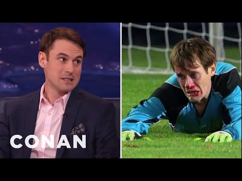 Studio C’s Matt Meese Was Repeatedly Hit In The Face By A Soccer Ball | CONAN on TBS