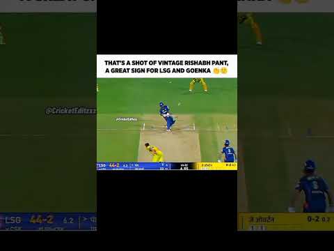 Rishabh Pant 27 CR worth LSG vs CSK