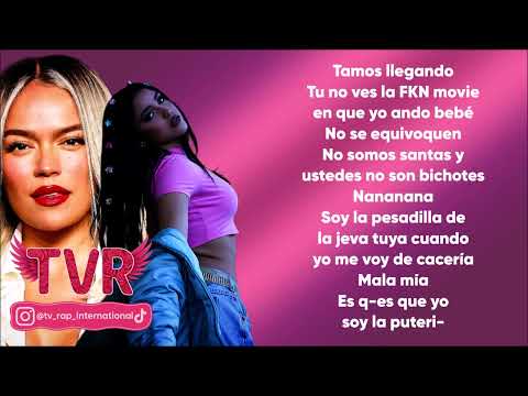 KAROL G x Mariah Angeliq - Fkn Movie (Letra/Lyrics)