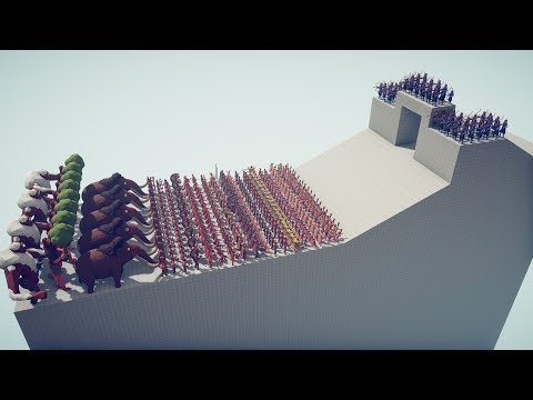 ARMIES vs RANGED UNITS - Totally Accurate Battle Simulator TABS