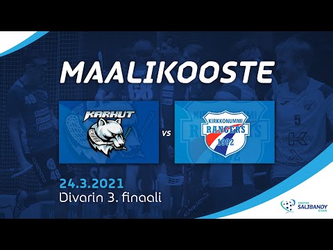 Maalikooste, 3. divarifinaali Rangers - Karhut 9 - 6