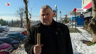 Düzce'nin Dronlu Muhtarı İş Başında