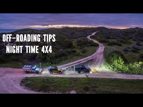 4x4 at night Off-Road Driving Tips