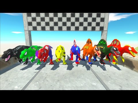 Jurassic World Evolution 2 Speed Race Championship Marvel Comics T-rex Vs Spinosaurus