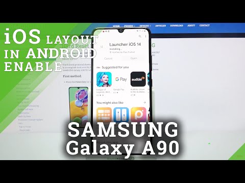 How to Set Up iOS Launcher on SAMSUNG Galaxy A90 – Apple Layout on Android