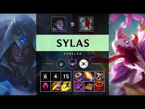 Sylas Jungle vs Fiddlesticks: Killing spree - KR Master Patch 25.S1.1