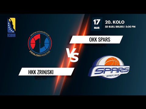 HKK Zrinjski vs OKK Spars - 20.kolo - KSBIH - 2021/2022