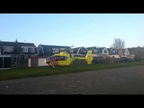 Traumahelikopter Zuidervaartdijk Krommenie