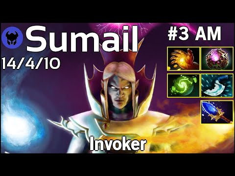 Sumail [EG] plays Invoker!!! Dota 2 7.22
