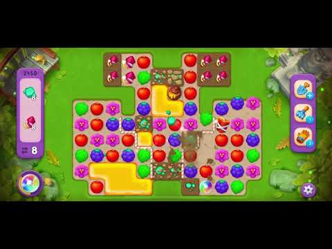 Gardenscapes Super Hard Level 2450 with no booster
