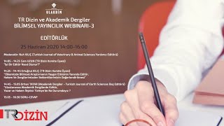 TÜBİTAK ULAKBİM  TR Dizin ve Akademik Dergiler  BİLİMSEL YAYINCILIK SE