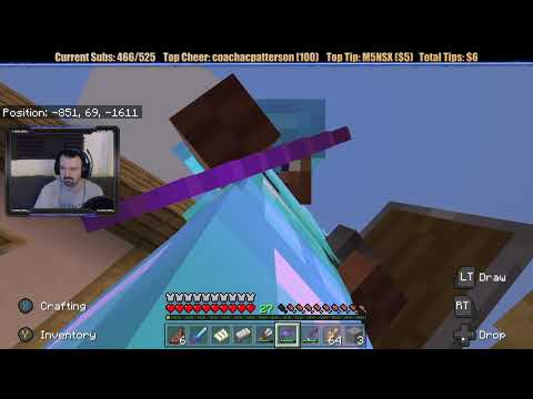 Minecraft "Chill Stream" July 21, 2019 pt1 - DOUBLE Fishing Madness!