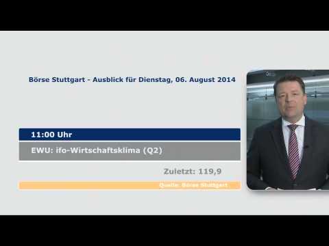 Börsenausblick für Mittwoch, den 06.08.2014