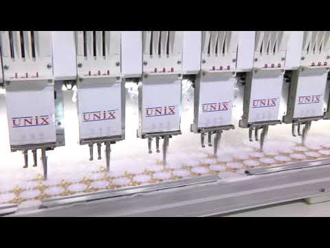 Unix Multi Head Mini Schiffli Embroidery Machine