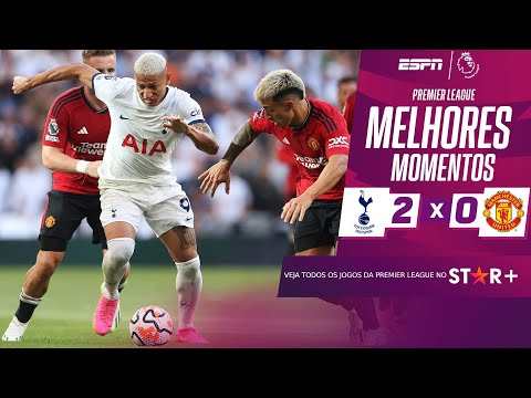 Gols e lances de Tottenhan x Manchester United