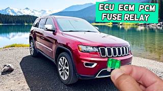 Jeep Grand Cherokee ECU  ECM  PCM Engine Computer Module Fuse Relay Location Replacement 2011 - 2022