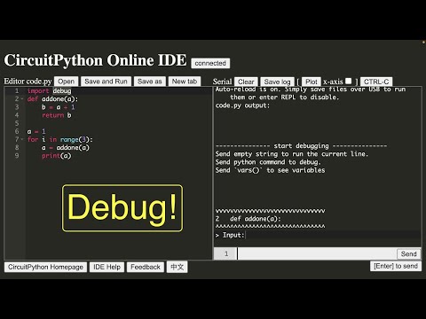 GitHub - urfdvw/CircuitPython-Debugger: A debugger library that runs ...